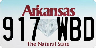 AR license plate 917WBD