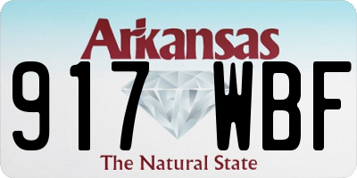 AR license plate 917WBF