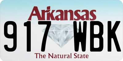 AR license plate 917WBK