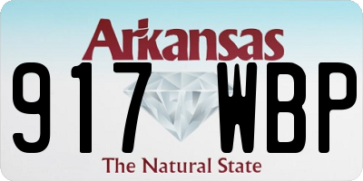AR license plate 917WBP