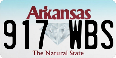 AR license plate 917WBS