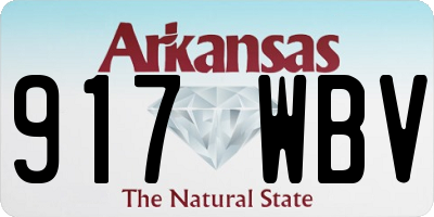 AR license plate 917WBV