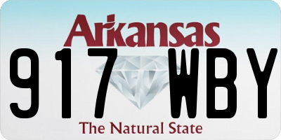 AR license plate 917WBY