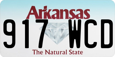 AR license plate 917WCD