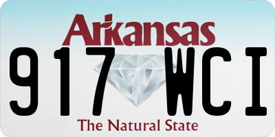 AR license plate 917WCI