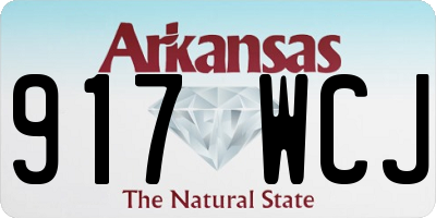 AR license plate 917WCJ