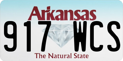 AR license plate 917WCS