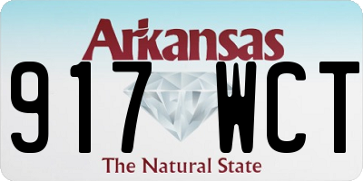 AR license plate 917WCT