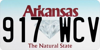 AR license plate 917WCV