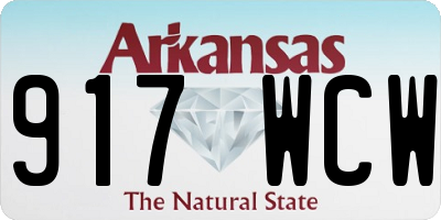 AR license plate 917WCW