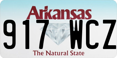 AR license plate 917WCZ