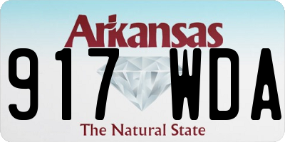 AR license plate 917WDA