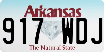 AR license plate 917WDJ