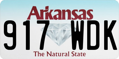 AR license plate 917WDK