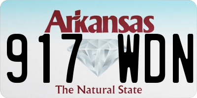 AR license plate 917WDN