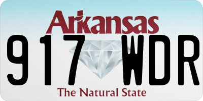 AR license plate 917WDR