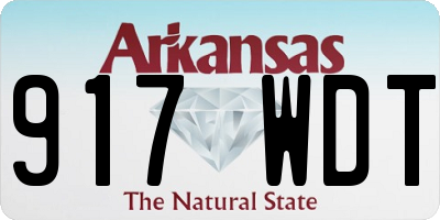 AR license plate 917WDT