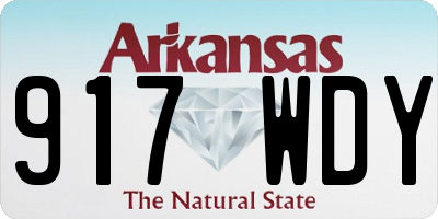 AR license plate 917WDY