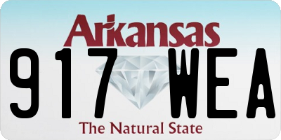 AR license plate 917WEA