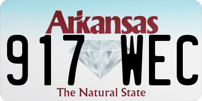 AR license plate 917WEC