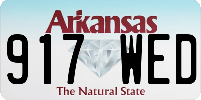 AR license plate 917WED