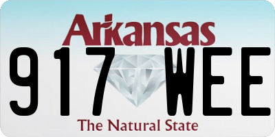 AR license plate 917WEE