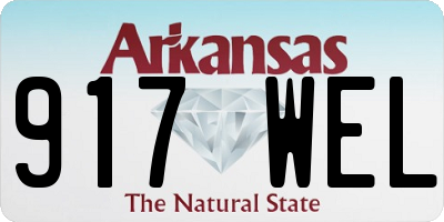 AR license plate 917WEL