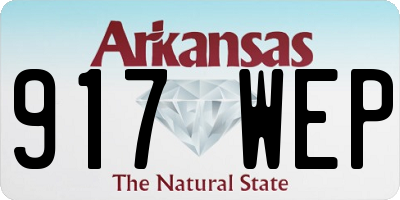 AR license plate 917WEP