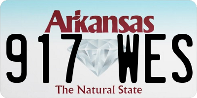 AR license plate 917WES