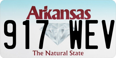 AR license plate 917WEV