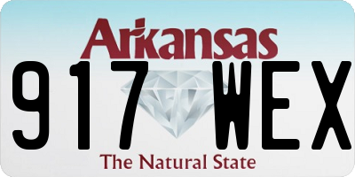 AR license plate 917WEX