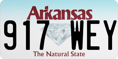 AR license plate 917WEY