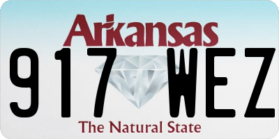 AR license plate 917WEZ