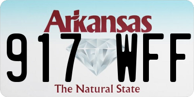 AR license plate 917WFF