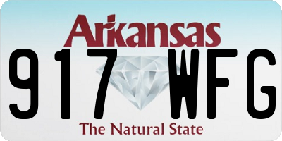 AR license plate 917WFG
