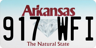 AR license plate 917WFI