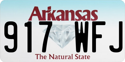 AR license plate 917WFJ