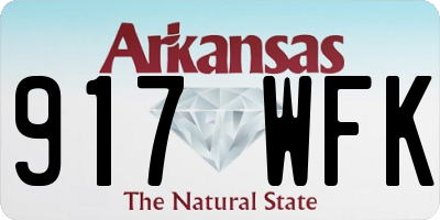 AR license plate 917WFK