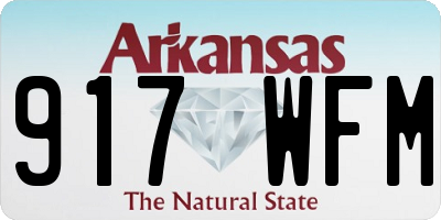 AR license plate 917WFM