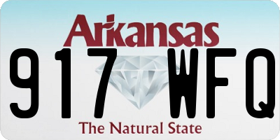 AR license plate 917WFQ