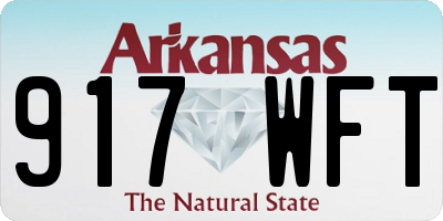 AR license plate 917WFT