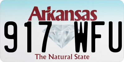AR license plate 917WFU