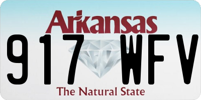 AR license plate 917WFV