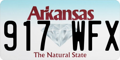 AR license plate 917WFX