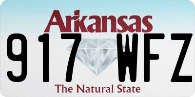 AR license plate 917WFZ