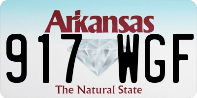 AR license plate 917WGF