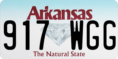 AR license plate 917WGG