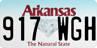 AR license plate 917WGH