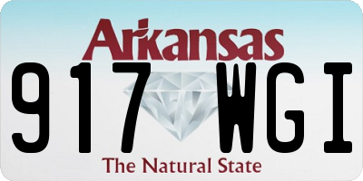 AR license plate 917WGI