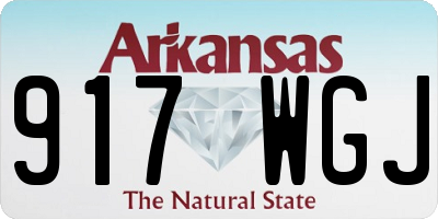 AR license plate 917WGJ